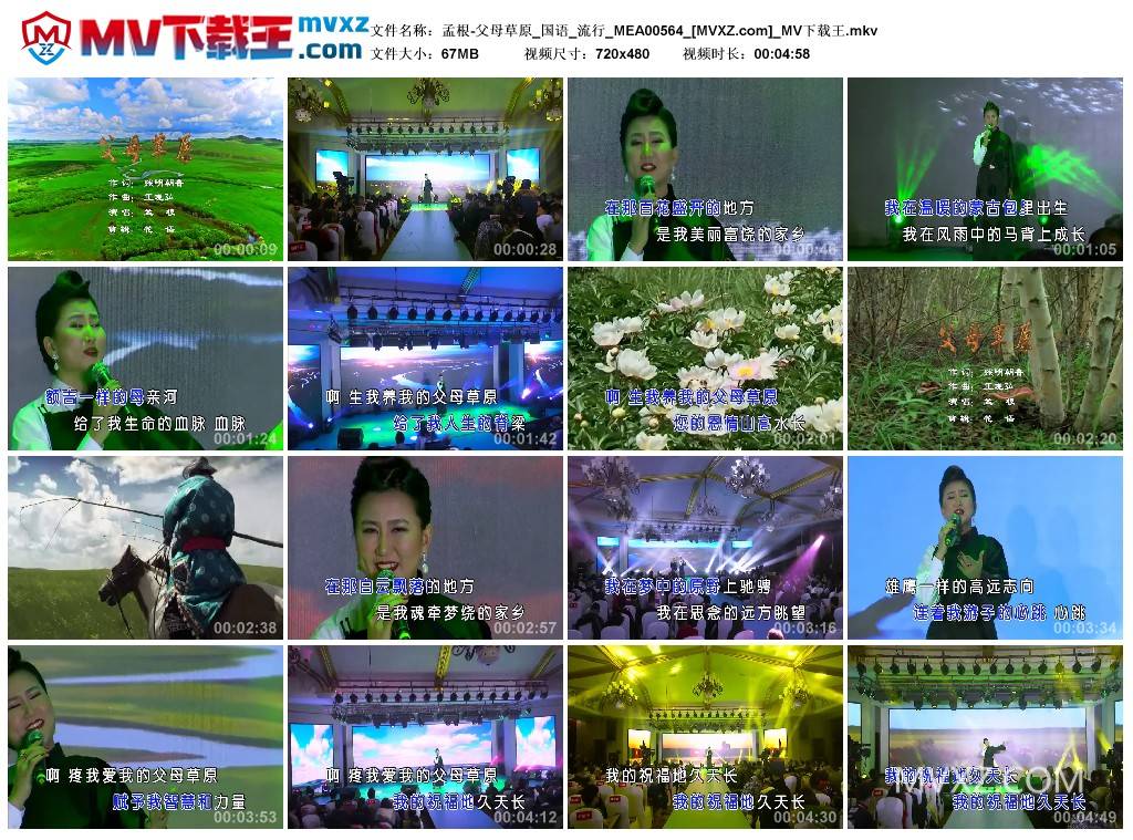 孟根-父母草原_国语_流行_MEA00564